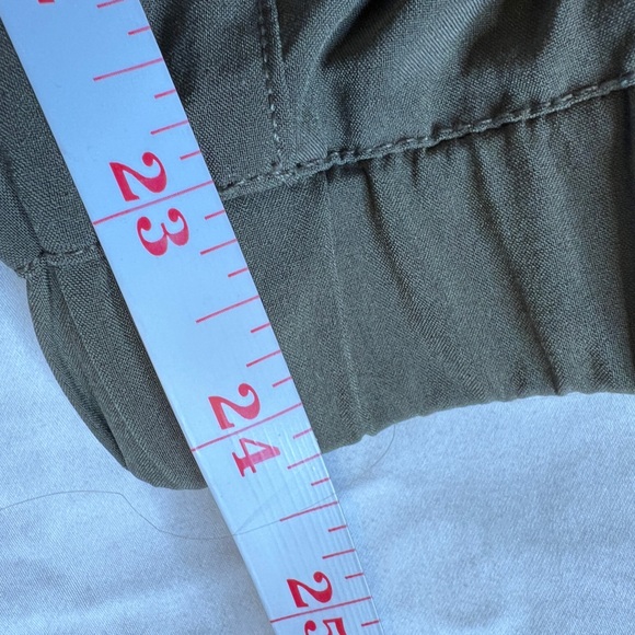 prAna Kinetic Capri Pants – Olive Green, Pull-On with Pockets - Picture 8 of 8